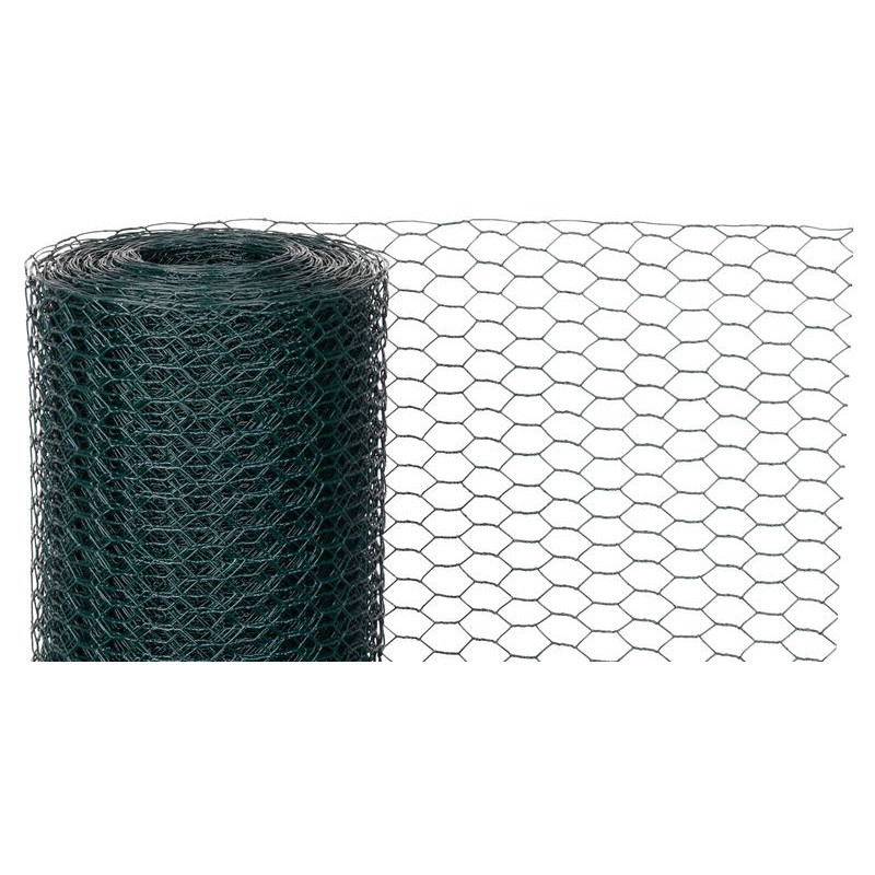 Pletivo HEX PVC 0,9/13/1000 RAL6005 balenie/5m