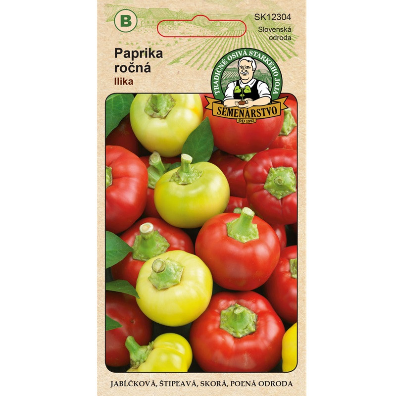 Osivo Starkého Joja - Paprika ročná Ilika